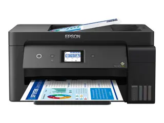 Epson EcoTank ET-15000 - Multifunksjonsskriver farge - ink-jet - A3/Ledger (297 x 432 mm) (original) - A3/Ledger (medie) - opp til 11.5 spm (kopiering) - opp til 17 spm (trykking) - 270 ark - 33.6 kbps - USB 2.0, LAN, Wi-Fi