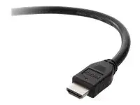 Belkin Standard - HDMI-kabel - HDMI hann til HDMI hann 3 m - dobbeltisolert - svart - 4K-st&#248;tte