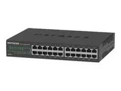 NETGEAR GS324v2 - Switch - ikke-styrt 24 x 10/100/1000 - stasjon&#230;r, rackmonterbar, veggmonterbar