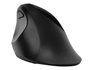 Kensington Pro Fit Ergo Wireless Mouse - Mus ergonomisk - 5 knapper - tr&#229;dl&#248;s - 2.4 GHz, Bluetooth 4.0 LE - USB tr&#229;dl&#248;s mottaker - svart - l&#248;svekt