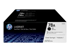 HP 78A - 2-pack - svart - original LaserJet - tonerpatron (CE278AD) - for LaserJet Pro M1536dnf, P1566, P1606DN