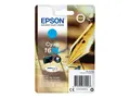 Epson 16XL - 6.5 ml - XL - cyan - original blister - blekkpatron - for WorkForce WF-2010, 2510, 2520, 2530, 2540, 2630, 2650, 2660, 2750, 2760