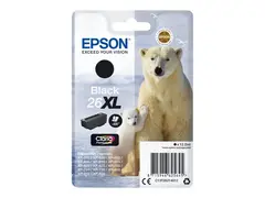 Epson 26XL - 12.2 ml - XL - svart original - blister - blekkpatron - for Expression Premium XP-510, 520, 600, 605, 610, 615, 620, 625, 700, 710, 720, 800, 810, 820