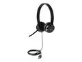 Lenovo 100 - Hodesett - on-ear - kablet - USB svart