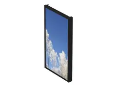 HI-ND Wall Casing EASY 49&quot; Portrait Monteringskomponent (hus) - for digitalsignerings-LCD-panel - svart, RAL 9005 - skjermst&#248;rrelse: 49&quot; - veggmonterbar - for LG 49UH5F-H, 49UH7F-B, 49UH7F-H; Samsung QB49R, QM49R