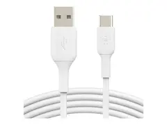 Belkin BOOST CHARGE - USB-kabel - 24 pin USB-C (hann) til USB (hann) 2 m - hvit