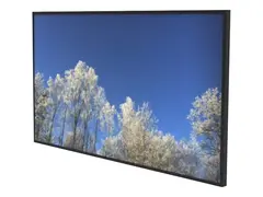 HI-ND Frontcover 55&quot; - Frontdeksel for LCD-skjerm 55&quot; - svart, RAL 9005 - for Samsung QB55B, QB55R-B, QH50R, QM55R-A, QM55R-B
