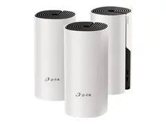 TP-Link Deco P9 - Wi-Fi-system (3 rutere) inntil 6000 kvadratfot - 1GbE - Wi-Fi 5 - Bluetooth - Dobbeltb&#229;nd