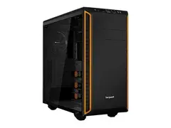 be quiet! Pure Base 600 Window Tower - ATX - sidepanel med vindu - ingen str&#248;mforsyning (ATX / PS/2) - svart, oransje - USB/lyd