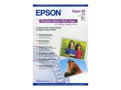 Epson Premium - Blank - Super A3/B (330 x 483 mm) 255 g/m&#178; - 20 ark fotopapir - for SureColor SC-P700, P7500, P900, P9500, T2100, T3100, T3400, T3405, T5100, T5400, T5405