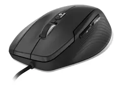 3Dconnexion CadMouse Compact - Mus ergonomisk - h&#248;yrehendt - optisk - 7 knapper - kablet - USB