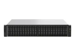 QNAP TS-H2490FU - NAS-server - 24 br&#248;nner kan monteres i rack - PCI Express 3.0 x4 (NVMe) - RAID RAID 0, 1, 5, 6, 10, 50, 60, JBOD - RAM 64 GB - 25 Gigabit Ethernet - iSCSI st&#248;tte