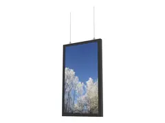 HI-ND Ceiling Casing 55&quot; - Monteringssett (hylster) portrett - for digitalsignerings-LCD-panel - svart, RAL 9005 - skjermst&#248;rrelse: 55&quot; - takmonterbar - for LG 55XS2E-B, 55XS4J-B