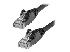 StarTech.com 3m LSZH CAT6 Ethernet Cable, 10 Gigabit Snagless RJ45 100W PoE Network Patch Cord with Strain Relief, CAT 6 10GbE UTP, Black, Individually Tested/ETL, Low Smoke Zero Halogen Category 6 - 24AWG (N6LPATCH3MBK) - Koblingskabel - RJ-45 (hann) til RJ-45 (hann) - 3 m - 6 mm - UTP - CAT 6 - uten hindringer - svart