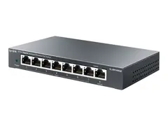 TP-Link TL-RP108GE - Switch - Styrt - 7 x 10/100/1000 (PoE-inngang) + 1 x 10/100/1000 (PoE-utgang) stasjon&#230;r - Reverse PoE