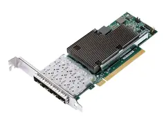 Lenovo ThinkSystem Broadcom 57454 - V2 - nettverksadapter PCIe 3.0 x16 - 10/25 Gigabit SFP28 x 4 - for ThinkAgile HX5531 Certified Node; HX7530 Appliance; HX7531 Certified Node