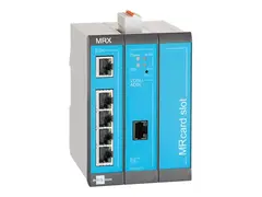 INSYS icom MRX MRX3 DSL - Annex-B ruter - DSL-modem 5-port svitsj - DIN-skinnemonterbar