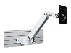 Ergotron LX Arm with Rail Adapter Monteringssett (leddarm, skinneadapter) - for LCD-skjerm - hvit - skjermst&#248;rrelse: inntil 34&quot;