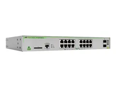 Allied Telesis CentreCOM AT-GS970M/18 Switch - L3 - Styrt - 16 x 10/100/1000 + 2 x SFP (mini-GBIC) (opplink) - stasjon&#230;r, rackmonterbar