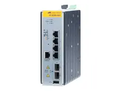 Allied Telesis AT IE200-6GT - Switch - Styrt 4 x 10/100/1000 + 2 x Gigabit SFP - DIN-skinnemonterbar, veggmonterbar - DC-str&#248;m