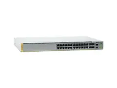 Allied Telesis AT X510-28GPX - Switch L2+ - Styrt - 24 x 10/100/1000 (PoE+) + 2 x 10 Gigabit Ethernet / 1 Gigabit Ethernet SFP+ + 2 x 10 Gigabit SFP+ - front til bakside-luftflyt - rackmonterbar - PoE+ (740 W)