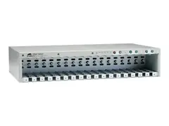 Allied Telesis Media Conversion Rack-Mount Chassis Modul&#230;r utvidelsesbase - 2U - TAA-samsvar