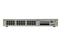 Allied Telesis CentreCOM AT-GS970M/28PS - Switch L3 - Styrt - 24 x 10/100/1000 (PoE+) + 4 x SFP (mini-GBIC) (opplink) - stasjon&#230;r - PoE+