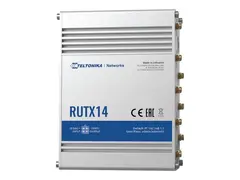 Teltonika RUTX14 - Tr&#229;dl&#248;s ruter - WWAN 5-port svitsj 1GbE - Wi-Fi 5 - LTE, Bluetooth - Dobbeltb&#229;nd - 3G