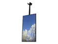 HI-ND Ceiling Casing 32&quot; - Monteringssett (hylster) for LCD-skjerm - pulverbelagt metall - svart, RAL 9005 - skjermst&#248;rrelse: 32&quot; - takmonterbar - for Samsung QM32R, QM32R-T