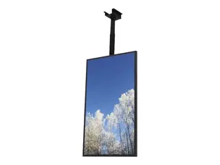 HI-ND Ceiling Casing 32&quot; - Monteringssett (hylster) for LCD-skjerm - pulverbelagt metall - svart, RAL 9005 - skjermst&#248;rrelse: 32&quot; - takmonterbar - for Samsung QM32R, QM32R-T