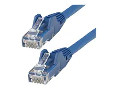 StarTech.com 3m LSZH CAT6 Ethernet Cable, 10 Gigabit Snagless RJ45 100W PoE Network Patch Cord with Strain Relief, CAT 6 10GbE UTP, Blue, Individually Tested/ETL, Low Smoke Zero Halogen Category 6 - 24AWG (N6LPATCH3MBL) - Koblingskabel - RJ-45 (hann) til RJ-45 (hann) - 3 m - 6 mm - UTP - CAT 6 - uten hindringer - bl&#229;