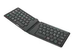 Targus - Tastatur - bakteriedrepende middel tr&#229;dl&#248;s - Bluetooth 5.1 - QWERTY - Nordisk - svart - B2B