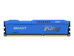 Kingston FURY Beast - DDR3 - sett - 16 GB: 2 x 8 GB DIMM 240-pin - 1600 MHz / PC3-12800 - ikke-bufret