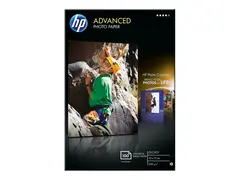 HP Advanced Glossy Photo Paper - Blank - 100 x 150 mm 250 g/m&#178; - 100 ark fotopapir - for ENVY 50XX, 76XX; ENVY Inspire 7920; Officejet 52XX, 80XX; Photosmart B110, Wireless B110