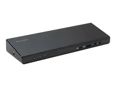 Kensington SD4750P USB-C &amp; USB 3.0 Dual 4K Docking Station w/ 135W adapter DP &amp; HDMI - Win/Mac - dokkingstasjon - USB-C / USB 3.0 - 2 x HDMI, 2 x DP - 1GbE - TAA-samsvar