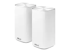 ASUS ZenWiFi AC Mini (CD6) - Wi-Fi-system (ruter, utvider) - maske 1GbE - Wi-Fi 5 - Dobbeltb&#229;nd