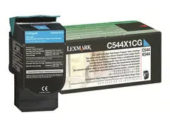 Lexmark - Ekstra h&#248;y ytelse - cyan original - tonerpatron LCCP, LRP - for Lexmark C544, C546, X544, X546, X548