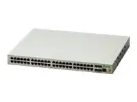 Allied Telesis CentreCOM FS980M/52PS Switch - L3 - Styrt - 48 x 10/100 (PoE+) + 4 x 1000Base-X SFP (opplink) - rackmonterbar - PoE+ (375 W)