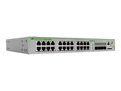 Allied Telesis CentreCOM AT-GS970M/28 Switch - L3 - Styrt - 24 x 10/100/1000 + 4 x SFP (mini-GBIC) (opplink) - stasjon&#230;r