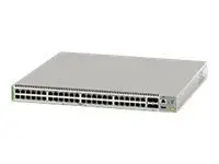 Allied Telesis AT GS980M/52 - Switch Styrt - 48 x 10/100/1000 + 4 x Gigabit SFP - stasjon&#230;r, rackmonterbar, veggmonterbar