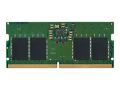 Kingston ValueRAM - DDR5 - sett - 16 GB: 2 x 8 GB SO DIMM 262-pin - 4800 MHz / PC5-38400 - CL40 - 1.1 V - ikke-bufret - ikke-ECC