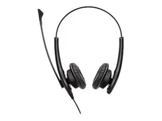 Jabra BIZ 1100 USB Duo - Hodesett on-ear - kablet - USB - svart - akademisk - Certified for Microsoft Teams, Zoom Certified