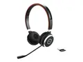 Jabra Evolve 65 SE UC Stereo - Hodesett - on-ear Bluetooth - tr&#229;dl&#248;s - USB - Optimert for UC - for Jabra Evolve; LINK 380a MS