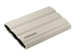 Samsung T7 Shield MU-PE1T0K - SSD - kryptert 1 TB - ekstern (b&#230;rbar) - USB 3.2 Gen 2 (USB-C kontakt) - 256-bit AES - beige