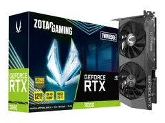 ZOTAC GAMING GeForce RTX 3060 Twin Edge Grafikkort - GF RTX 3060 - 12 GB GDDR6 - PCIe 4.0 x16 - HDMI, 3 x DisplayPort