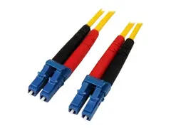 StarTech.com 7m Fiber Optic Cable Single-Mode Duplex 9/125 - LSZH - LC/LC - OS1 - LC to LC Fiber Patch Cable (SMFIBLCLC7) - Koblingskabel - LC-enkeltmodus (hann) til LC-enkeltmodus (hann) - 7 m - fiberoptisk - dupleks - 9 / 125 micron - OS1 - formst&#248;pt - gul - for P/N: SFP100BBXDST, SFP100BBXUST, SFP10GBBXDST, SFP10GBBXUST, SFP10GBLRST, SFP10GBZRST