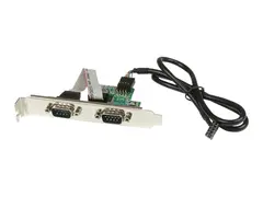 StarTech.com Motherboard Serial Port Internal - 2 Port - Bus Powered - FTDI USB to Serial Adapter - USB to RS232 Adapter (ICUSB232INT2) - Seriell adapter - USB - RS-232 x 2