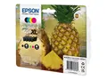 Epson 604XL Multipack - 4-pack XL - svart, cyan, magenta, gul - original - blister - blekkpatron - for EPL 4200; Stylus Photo 2200; WorkForce WF-2950DWF