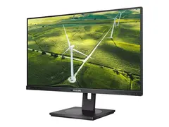 Philips B Line 242B1G - LED-skjerm - 24&quot; (24&quot; synlig) 1920 x 1080 Full HD (1080p) @ 75 Hz - IPS - 250 cd/m&#178; - 1000:1 - 4 ms - HDMI, DVI-D, VGA, DisplayPort - h&#248;yttalere - svart tekstur