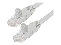 StarTech.com 3m LSZH CAT6 Ethernet Cable, 10 Gigabit Snagless RJ45 100W PoE Network Patch Cord with Strain Relief, CAT 6 10GbE UTP, Grey, Individually Tested/ETL, Low Smoke Zero Halogen Category 6 - 24AWG (N6LPATCH3MGR) - Koblingskabel - RJ-45 (hann) til RJ-45 (hann) - 3 m - 6 mm - UTP - CAT 6 - uten hindringer - gr&#229;